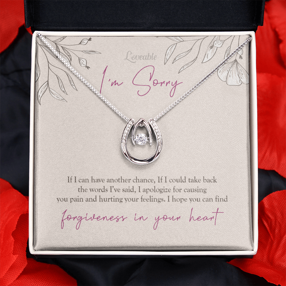 I'm Sorry, I hope You can find forgiveness in your heart - Necklace