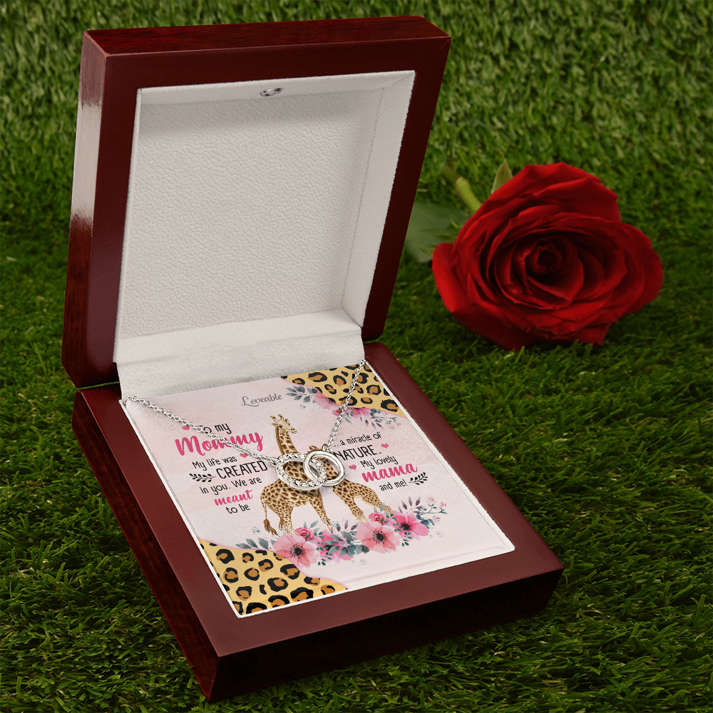 initial necklace for my mom