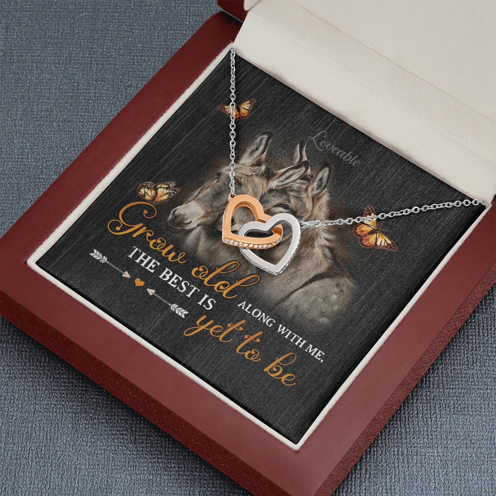 White Gold Necklace for couple