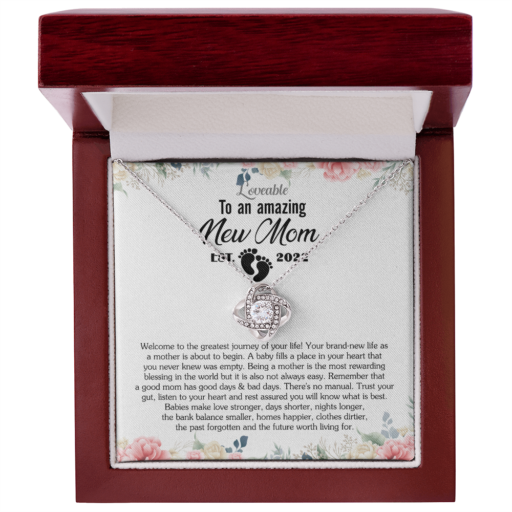 personalized necklace for new mom