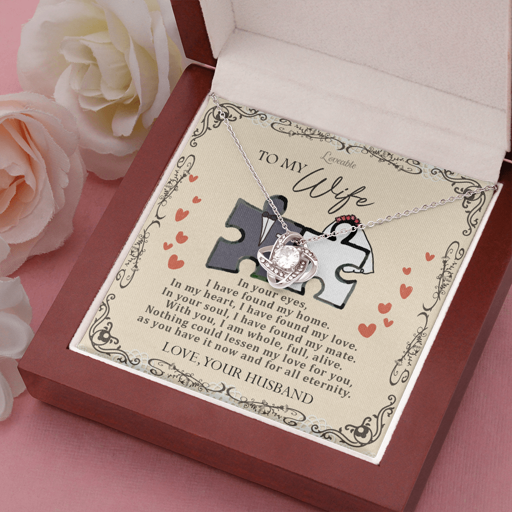 white gold initial necklace for wife