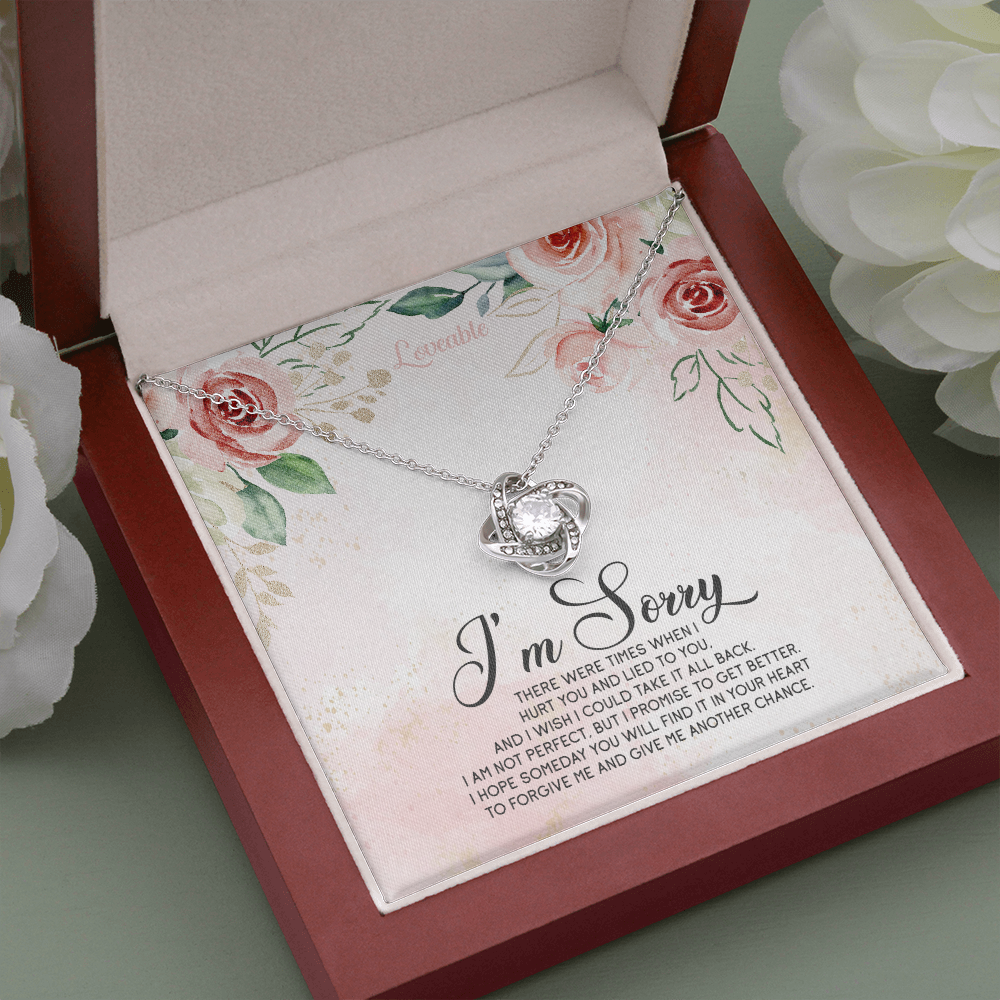 I'm Sorry, Hope You Give Me Another Chance Personalized Necklace