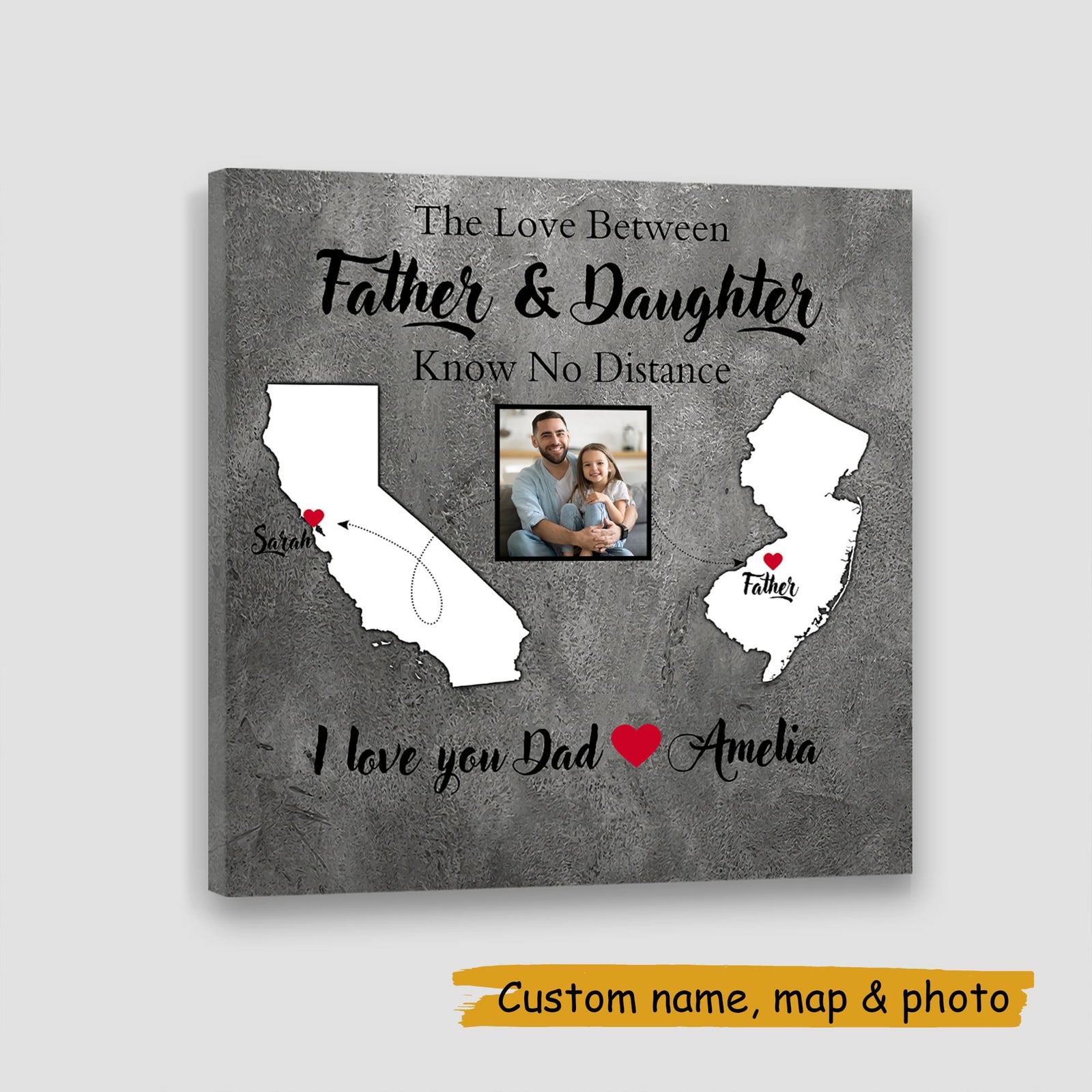 husband and wife for life custom canvas