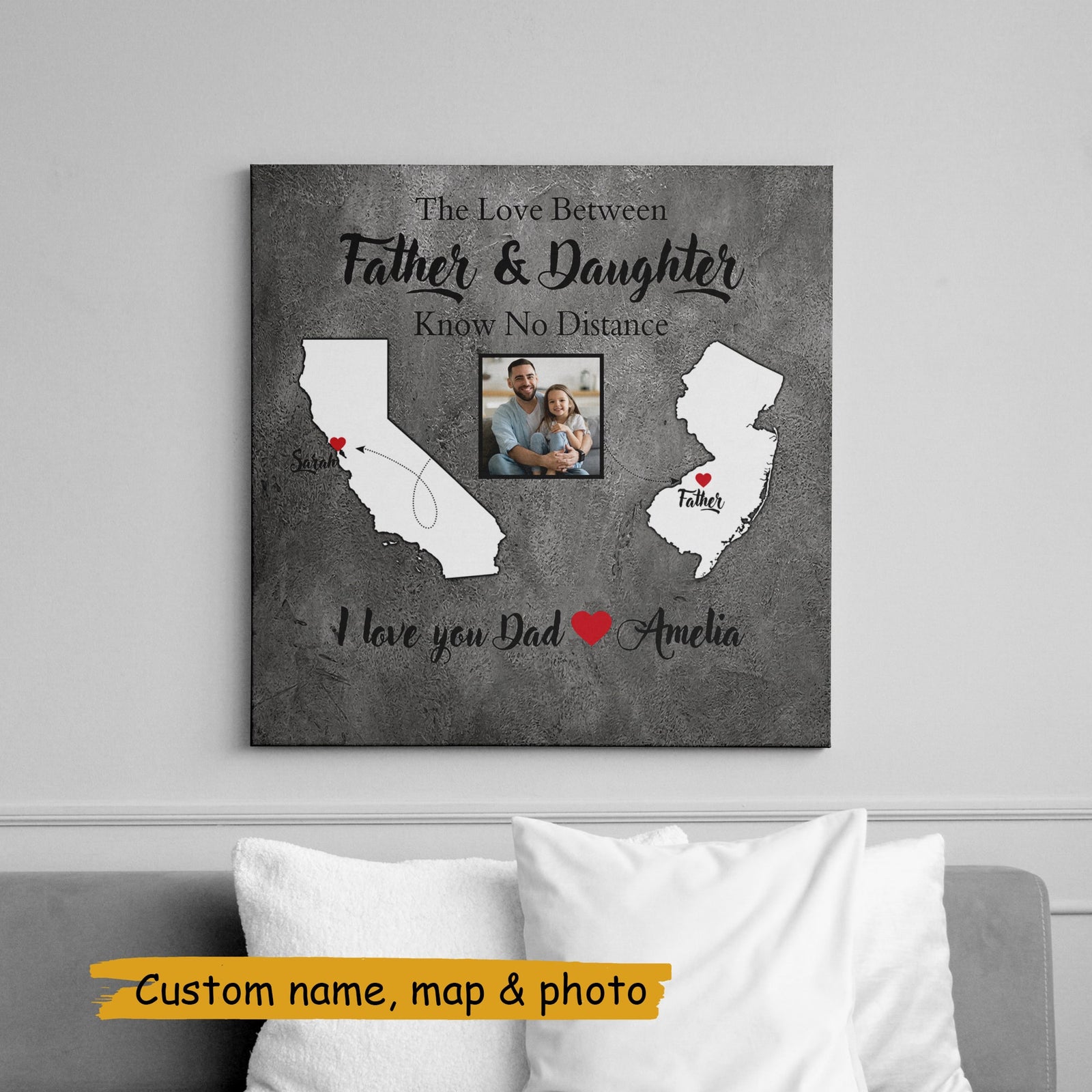 husband and wife canvas