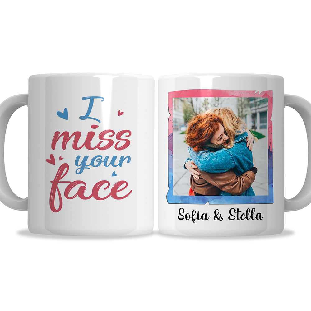 personalized coffee mugs with photo and text