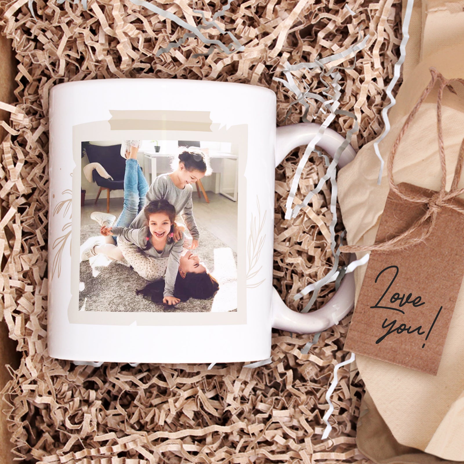Dear Mom I'm Your Favorite Child, Custom Kid's Photo Cup, Personalized Mom Gift from Children