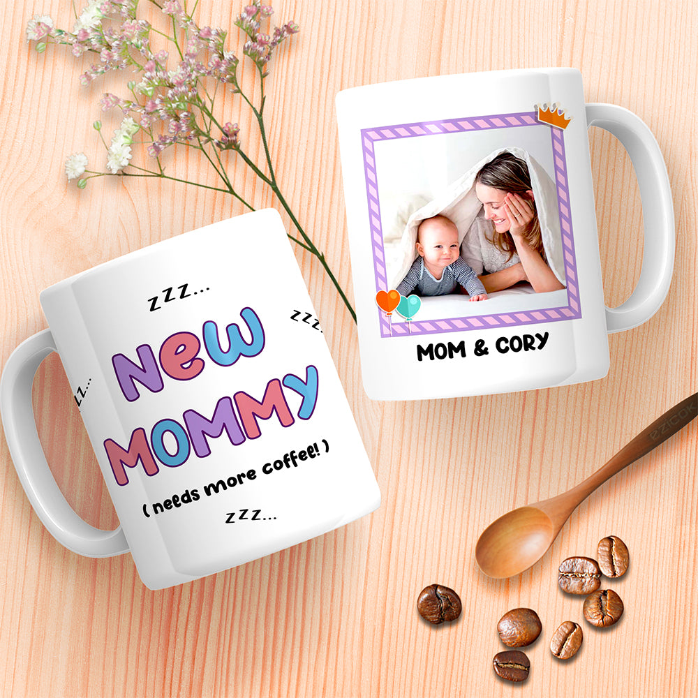 New Mom Customized Mother Photo Personalized Mug