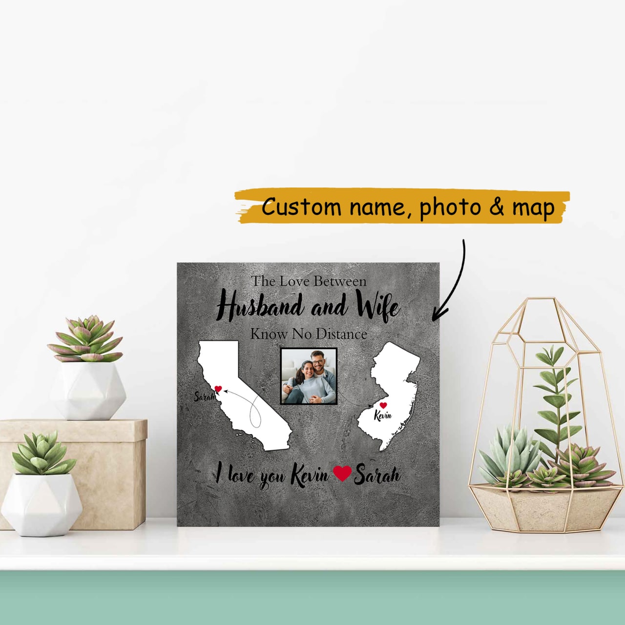 No Distance Personalized Canvas