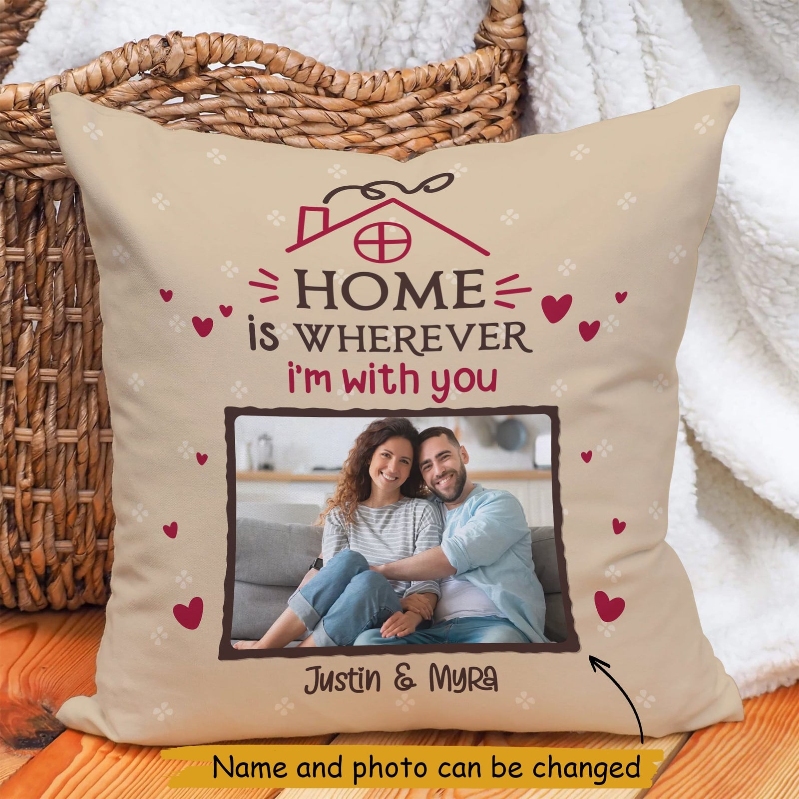 valentine's day gift personalized pillow