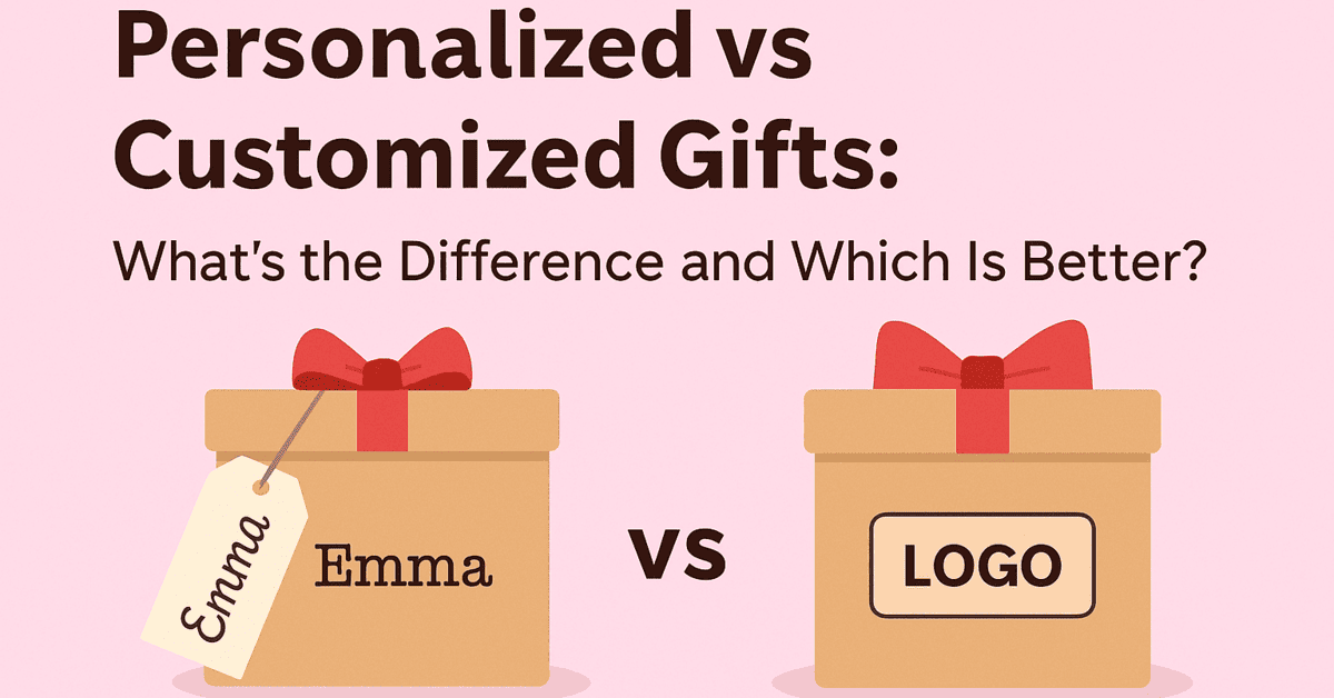 Personalized vs Customized Gifts: What’s the Difference and Which Is Better