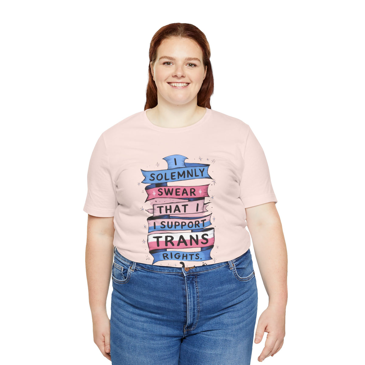 I Solemnly Swear That I Support Trans Rights T-Shirt - Women Empowerment Feminist Tshirt - Woman Support Tee - Gift for Her, Self Gift