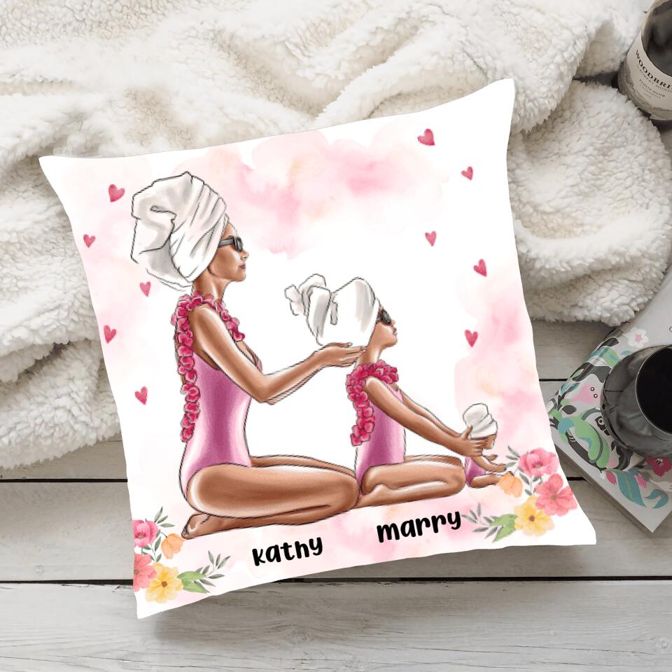 Like Mother Like Daughter - Personalized Canvas Pillow - 206HNTHPI211