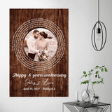 Gift for 8 years Anniversary - Personalized Our Love Song - 206HNTHCA263