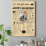 18th Birthday Party Decoration Personalized Canvas/Poster 207HNBNCA362