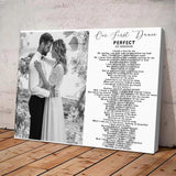 Our First Dance - Personalized Canvas/Poster - Best Anniversary Gifts for Husband/Wife - 208IHPTHCA045