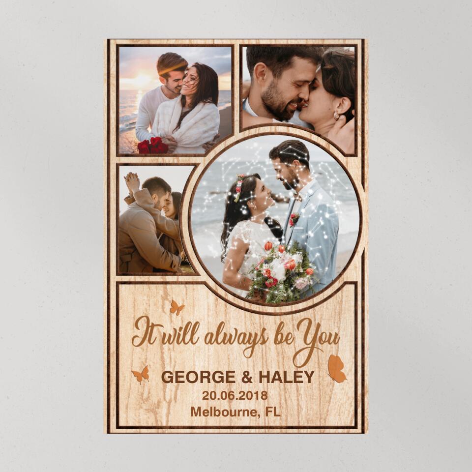 It Will Always Be You Custom Canvas Poster Anniversary Gifts For Couples