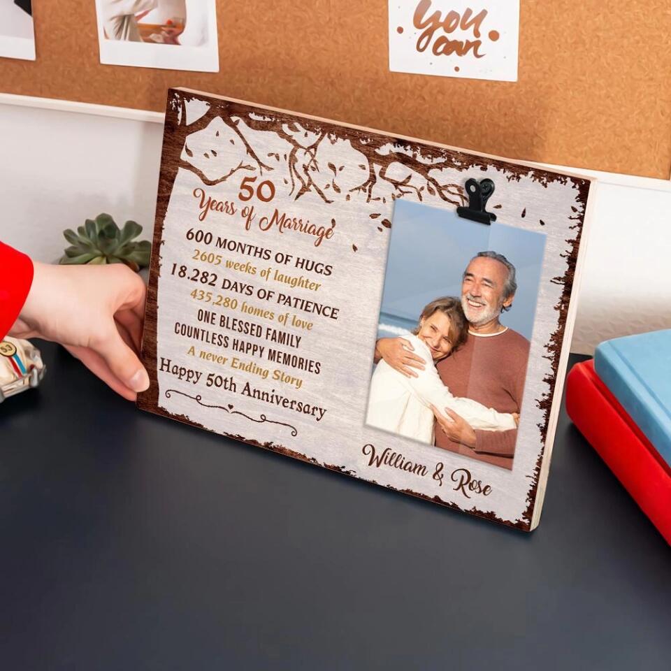 Gift For 50 Years Wedding Anniversary - Personalized Poster/Canvas Home Decor, Wall Art - Gift For 50 Years Wedding Anniversary  208IHPTHPT075