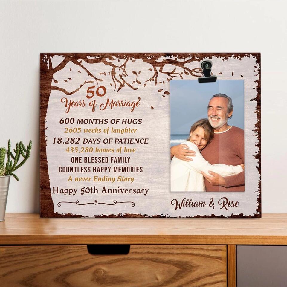 Gift For 50 Years Wedding Anniversary - Personalized Poster/Canvas Home Decor, Wall Art - Gift For 50 Years Wedding Anniversary  208IHPTHPT075