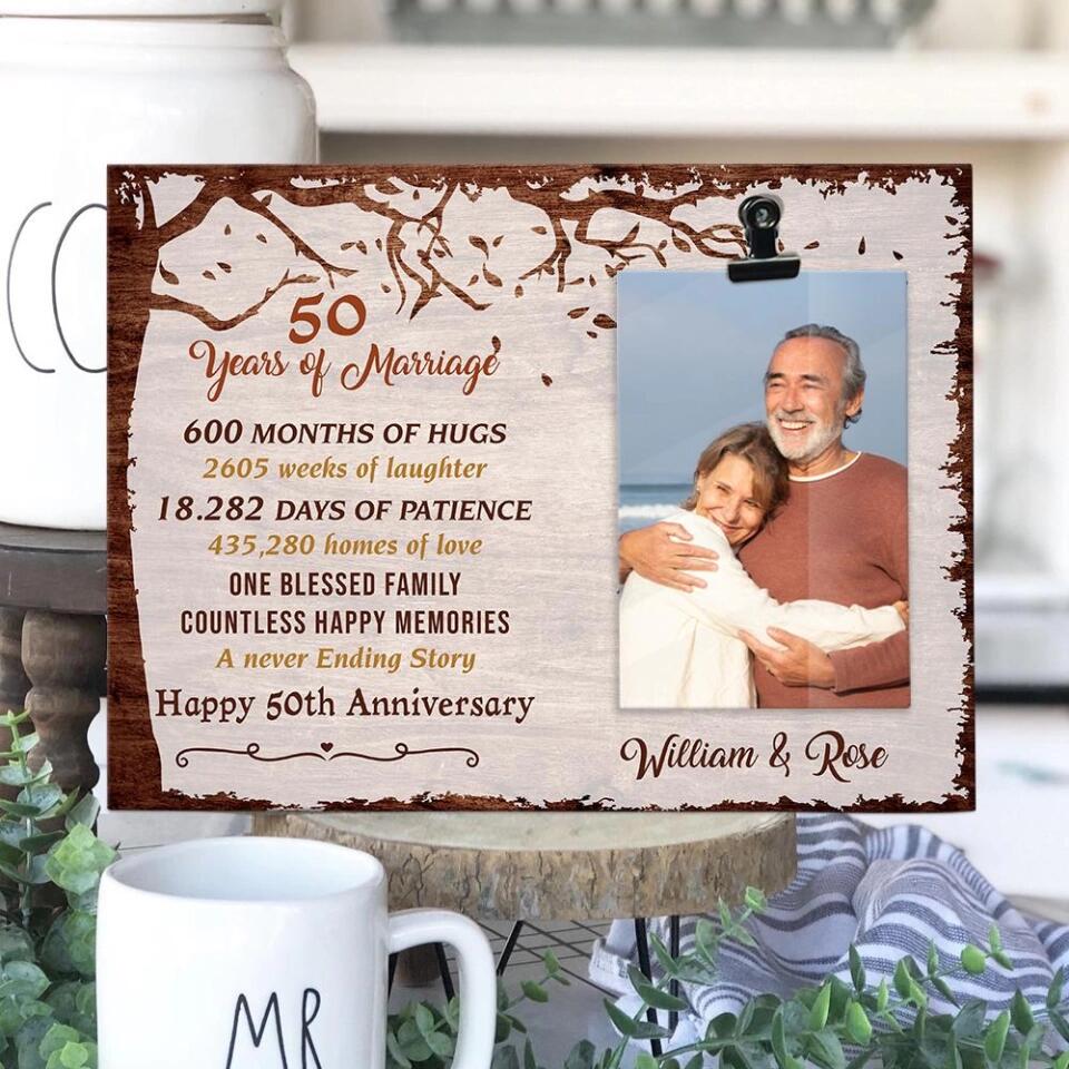 Gift For 50 Years Wedding Anniversary - Personalized Poster/Canvas Home Decor, Wall Art - Gift For 50 Years Wedding Anniversary  208IHPTHPT075