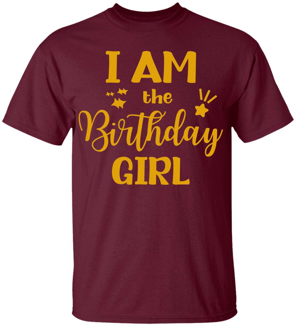 Birthday Girl And Crew Custom Tshirt Matching Tshirt For Family Birthday Gift For Daughter