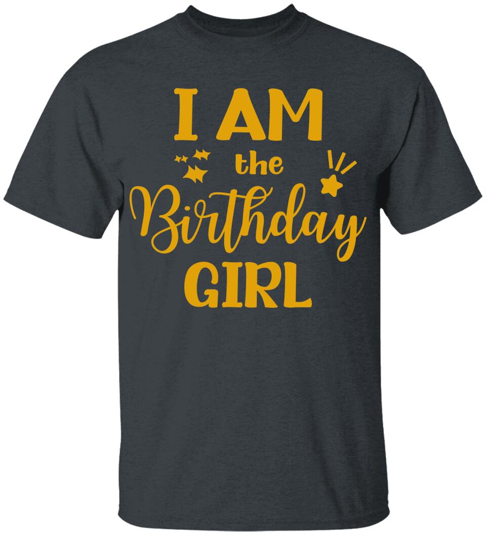 Birthday Girl And Crew Custom Tshirt Matching Tshirt For Family Birthday Gift For Daughter