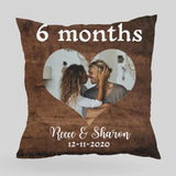 I Love You The Most Custom Name Photo And Date-Best Personalized Pillow Gift For Anniversary-209IHPTHPI120