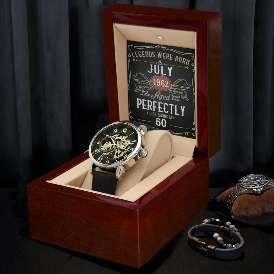 Legends Were Born One Of A Kind Limited Edition Personalized Watch