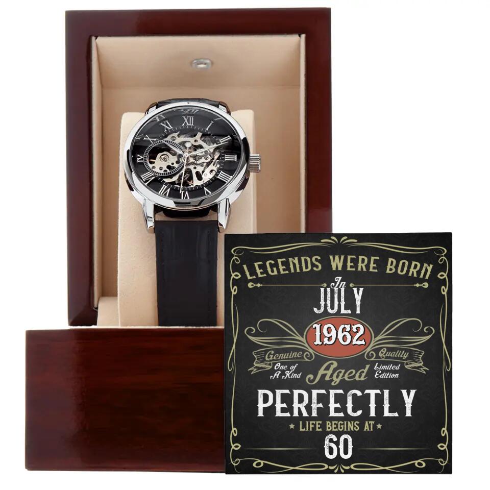 Legends Were Born One Of A Kind Limited Edition Personalized Watch