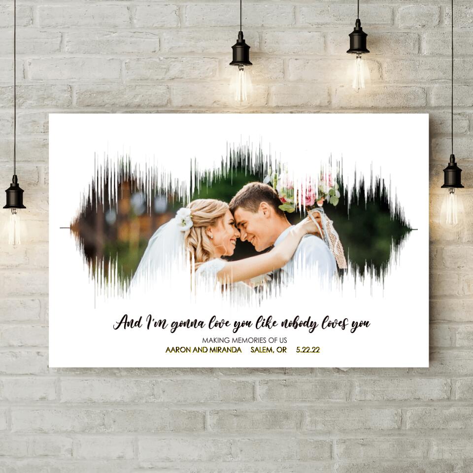 Making Memories Of Us Personalized Canvas Poster