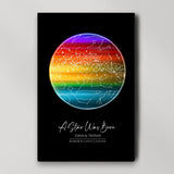 Custom Star Map Universe Best Gift For  Gay Men LGBT-Best Personalized Poster/Canvas-209IHNBNCA616