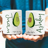 You Are My Other Half Advocado Couple Mugs - Personalized Mug - Best Funny Couple Gifts - 208IHPTHMU065