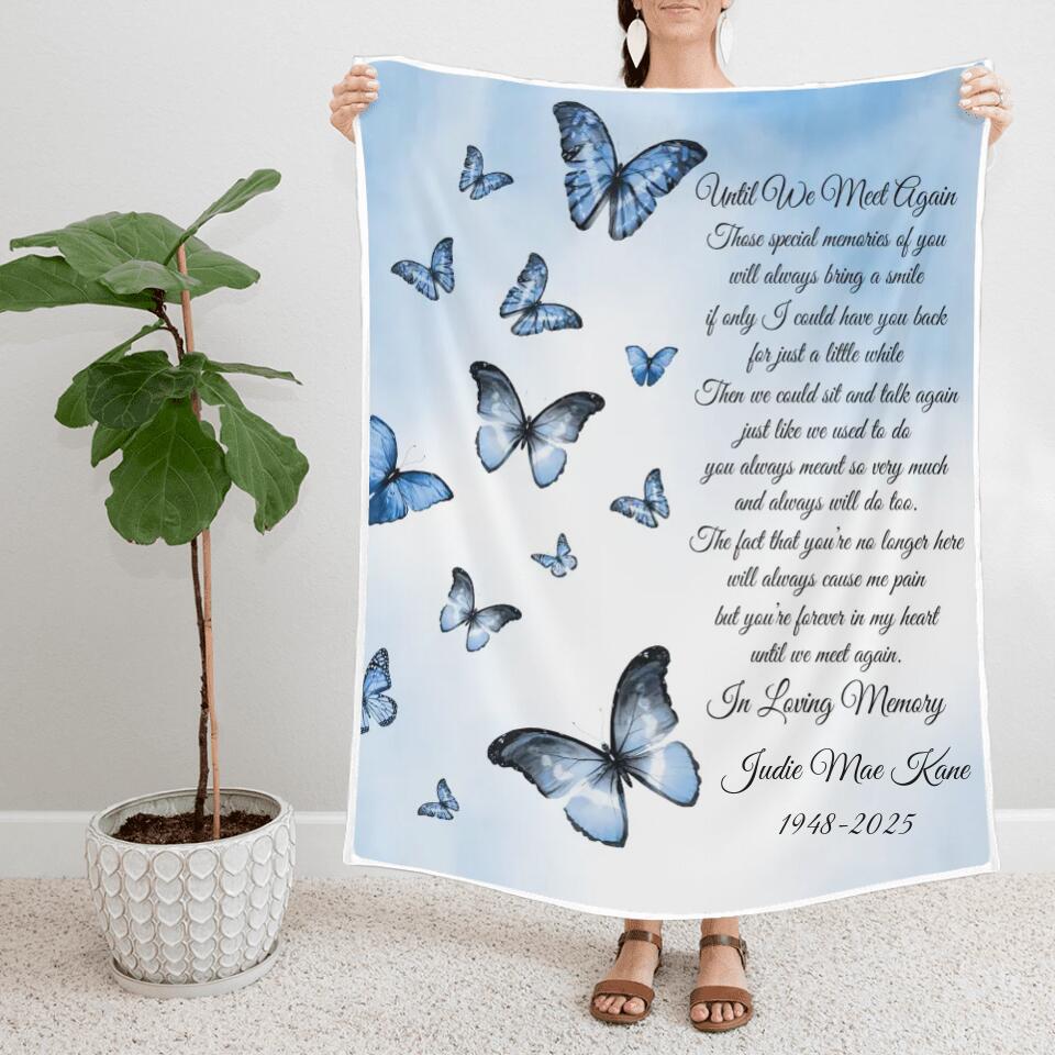 Until We Meet Again - In Loving Memory - Best Memory Gift Loss Husband/Wife - 209IHNNPBL585