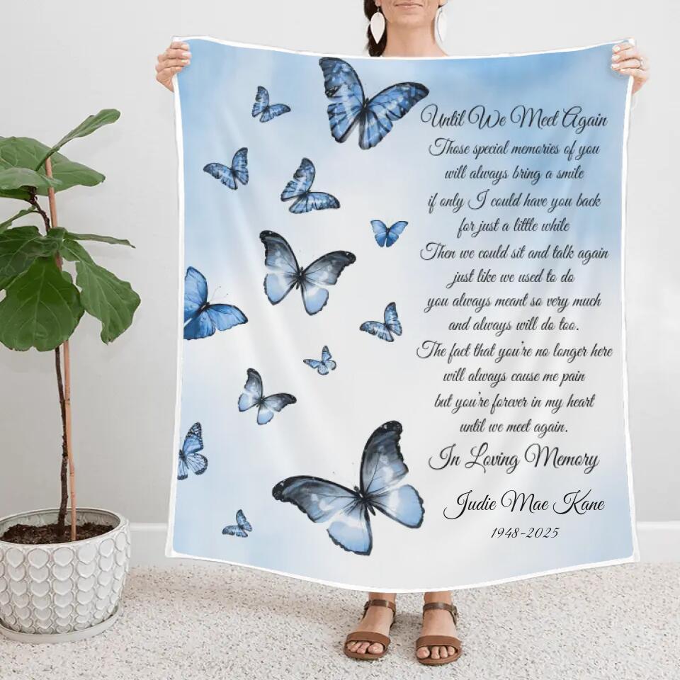 Until We Meet Again - In Loving Memory - Best Memory Gift Loss Husband/Wife - 209IHNNPBL585