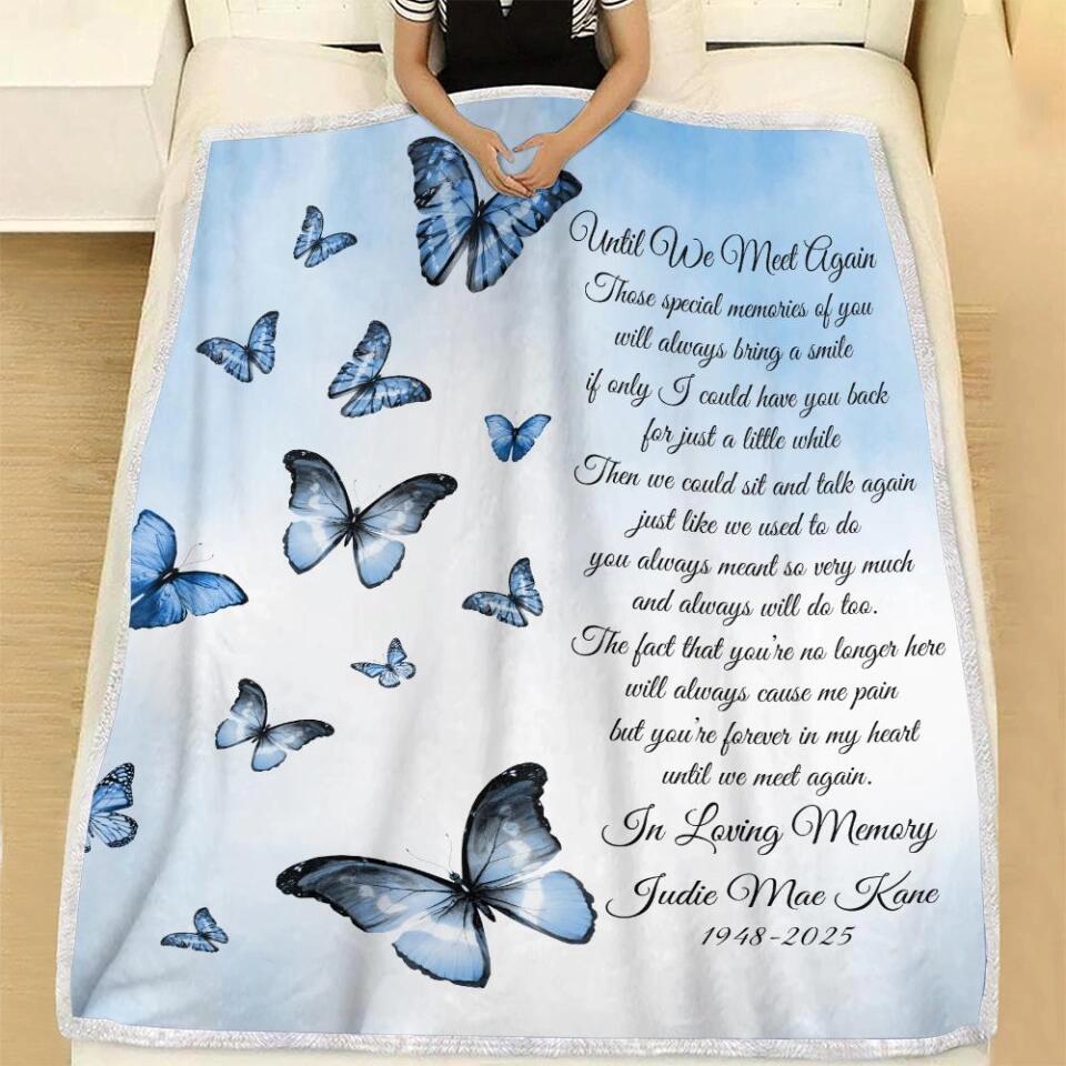 Until We Meet Again - In Loving Memory - Best Memory Gift Loss Husband/Wife - 209IHNNPBL585