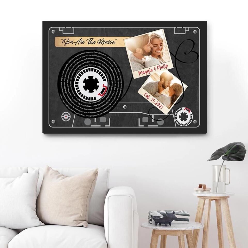 Favorite Things Lyrics Custom Canvas Poster Anniversary Gift For Couple