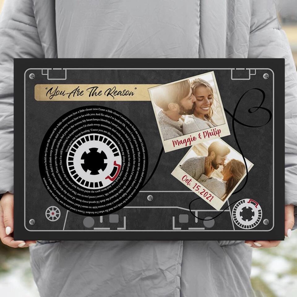 Favorite Things Lyrics Custom Canvas Poster Anniversary Gift For Couple