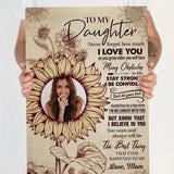 To My Daughter Never Forget How Much I Love You - Personalized Canvas Poster Wall Art Home Decor -  Best Gifts for Daughter on Birthdays Graduation Christmas -210IHPNPCA348