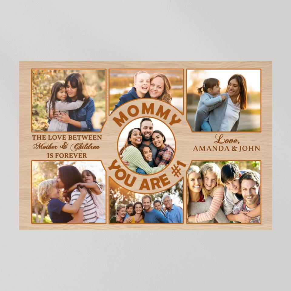 Mommy You Are Number 1 Custom Canvas Poster Birthday Gift For Mom