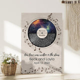 Our Love Was Written In The Stars - Personalized Poster/Canvas - Custom Star Maps- Best Gift For Anniversary For Him/ Her/Husband/Wife - 210IHPNPCA308