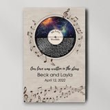 Our Love Was Written In The Stars - Personalized Poster/Canvas - Custom Star Maps- Best Gift For Anniversary For Him/ Her/Husband/Wife - 210IHPNPCA308