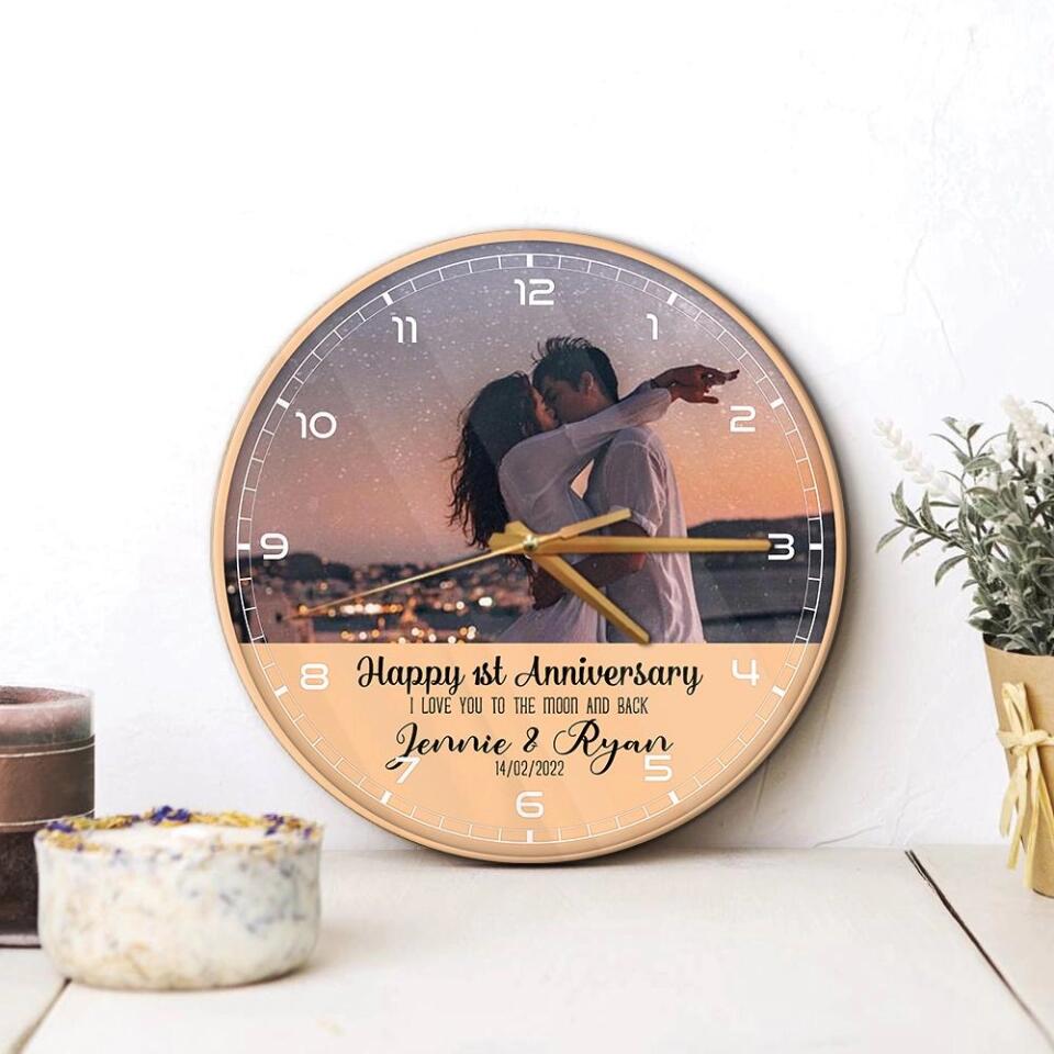Happy Birthday Mommy Custom Wall Clock Birthday Gift For Mom