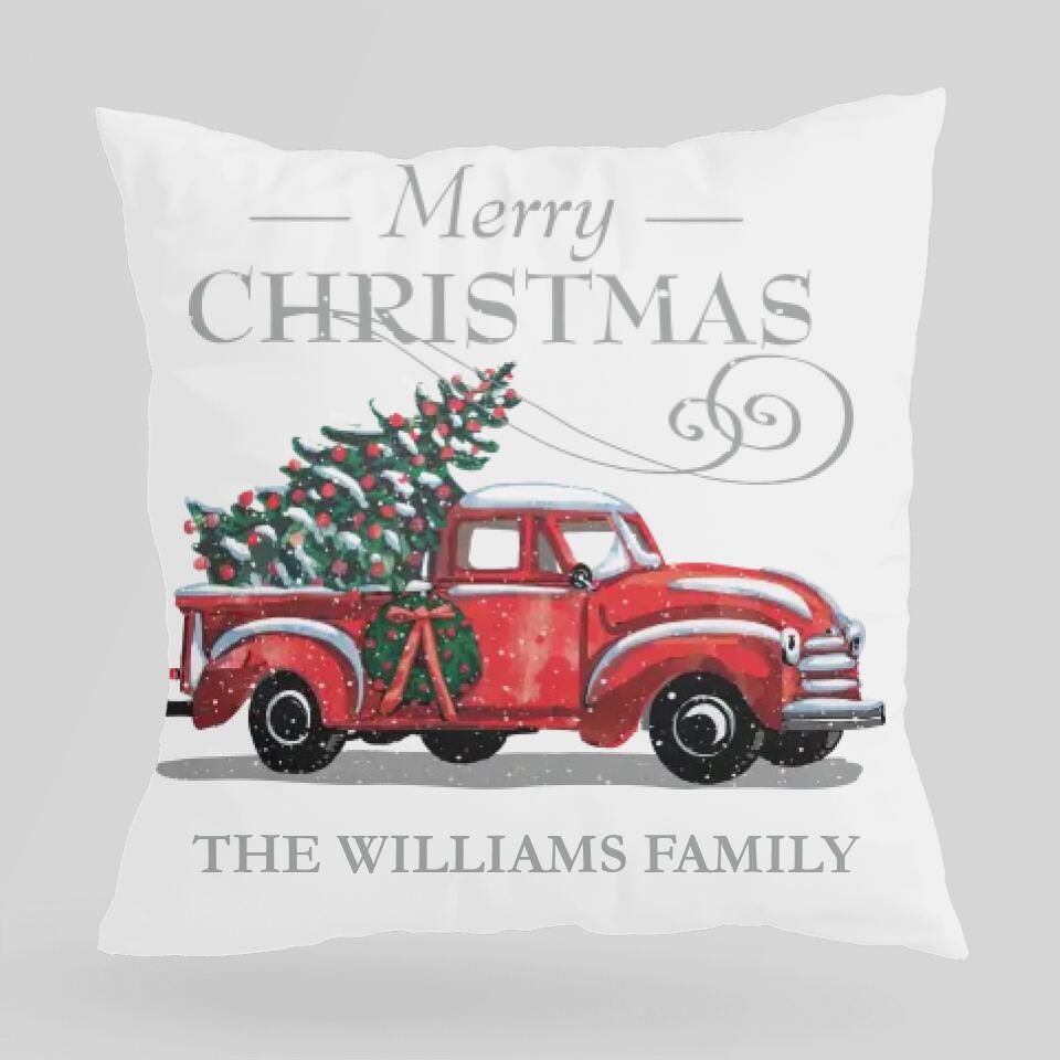 Christmas Truck With Tree Pillow Christmas Gift For Family