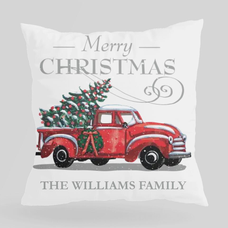 Christmas Truck With Tree Pillow Christmas Gift For Family
