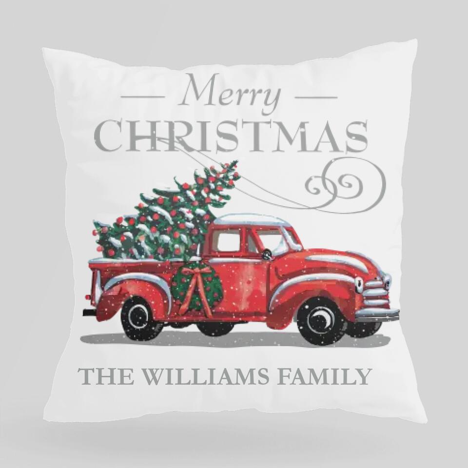 Christmas Truck With Tree Pillow Christmas Gift For Family