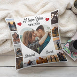 I Love You With Personalized Photos - Customized All Over Printed Pillow - Best Gifts For Him Her Husband Wife on Anniversaries Wedding Gifts Christmas - 210IHPLNPI459