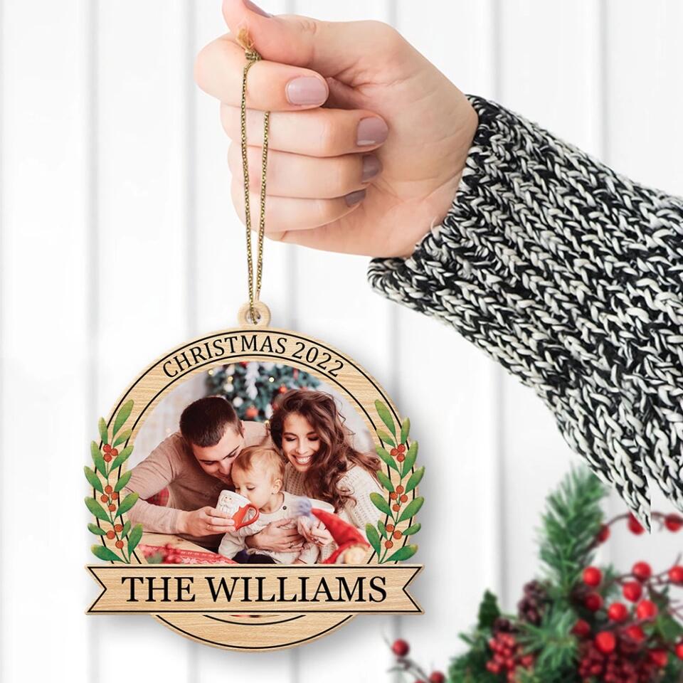 First Christmas 2025 For Family Custom Ornament Christmas Gift