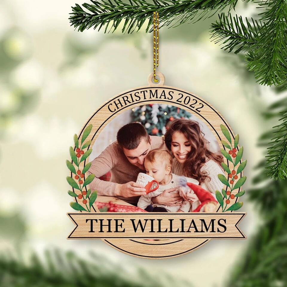 First Christmas 2025 For Family Custom Ornament Christmas Gift