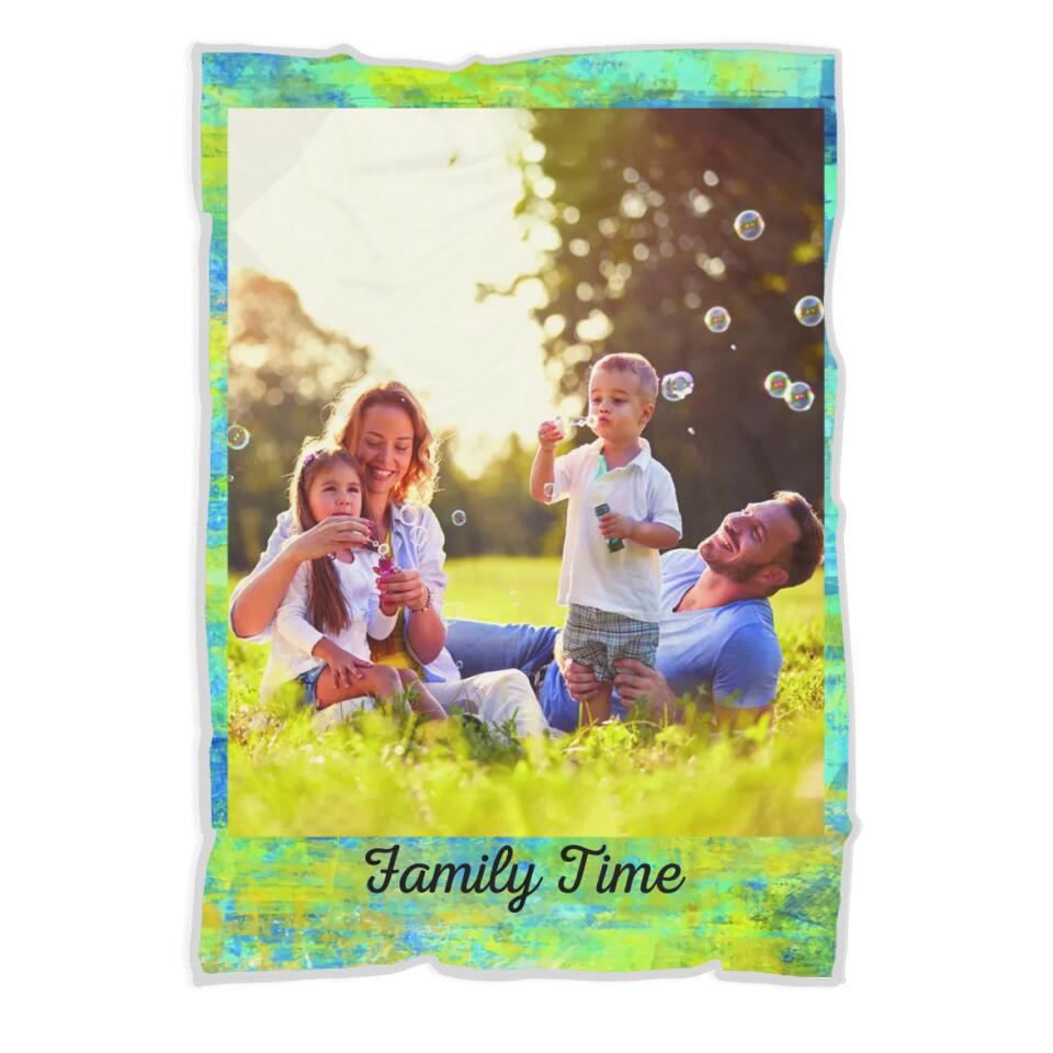 Life Is A Movie - Personalized Upload Photo Blanket - Best Gift For Family For Him/Her On Christmas Anniversary - 210IHNBNBL747