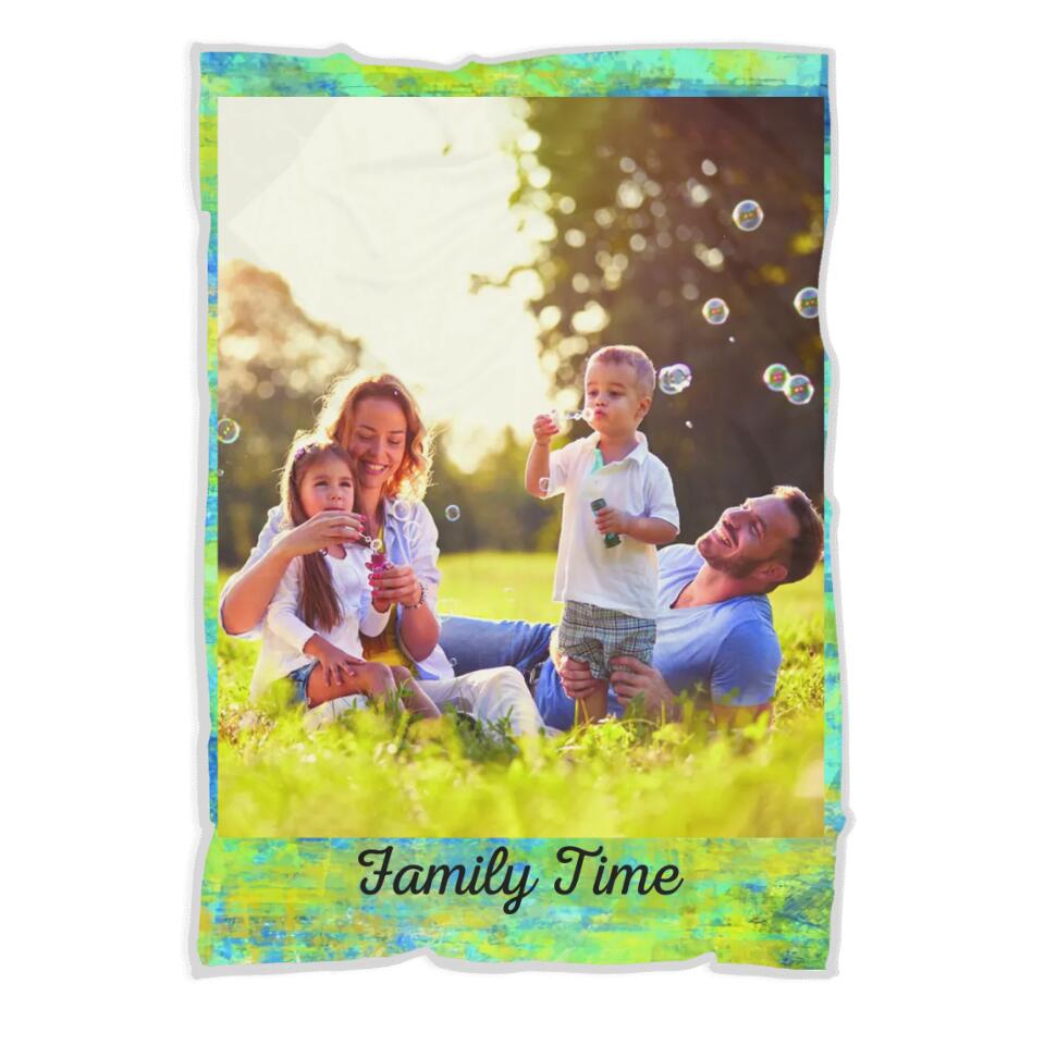 Life Is A Movie - Personalized Upload Photo Blanket - Best Gift For Family For Him/Her On Christmas Anniversary - 210IHNBNBL747
