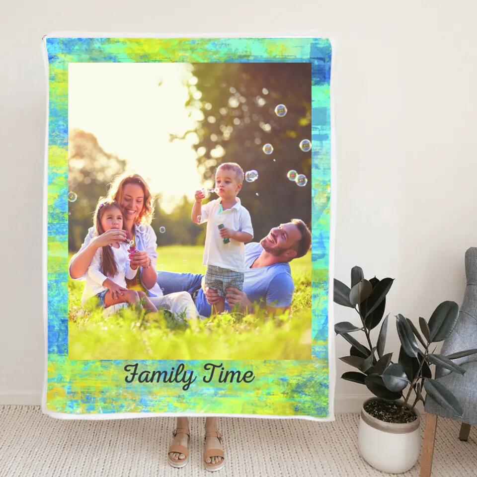 Life Is A Movie - Personalized Upload Photo Blanket - Best Gift For Family For Him/Her On Christmas Anniversary - 210IHNBNBL747
